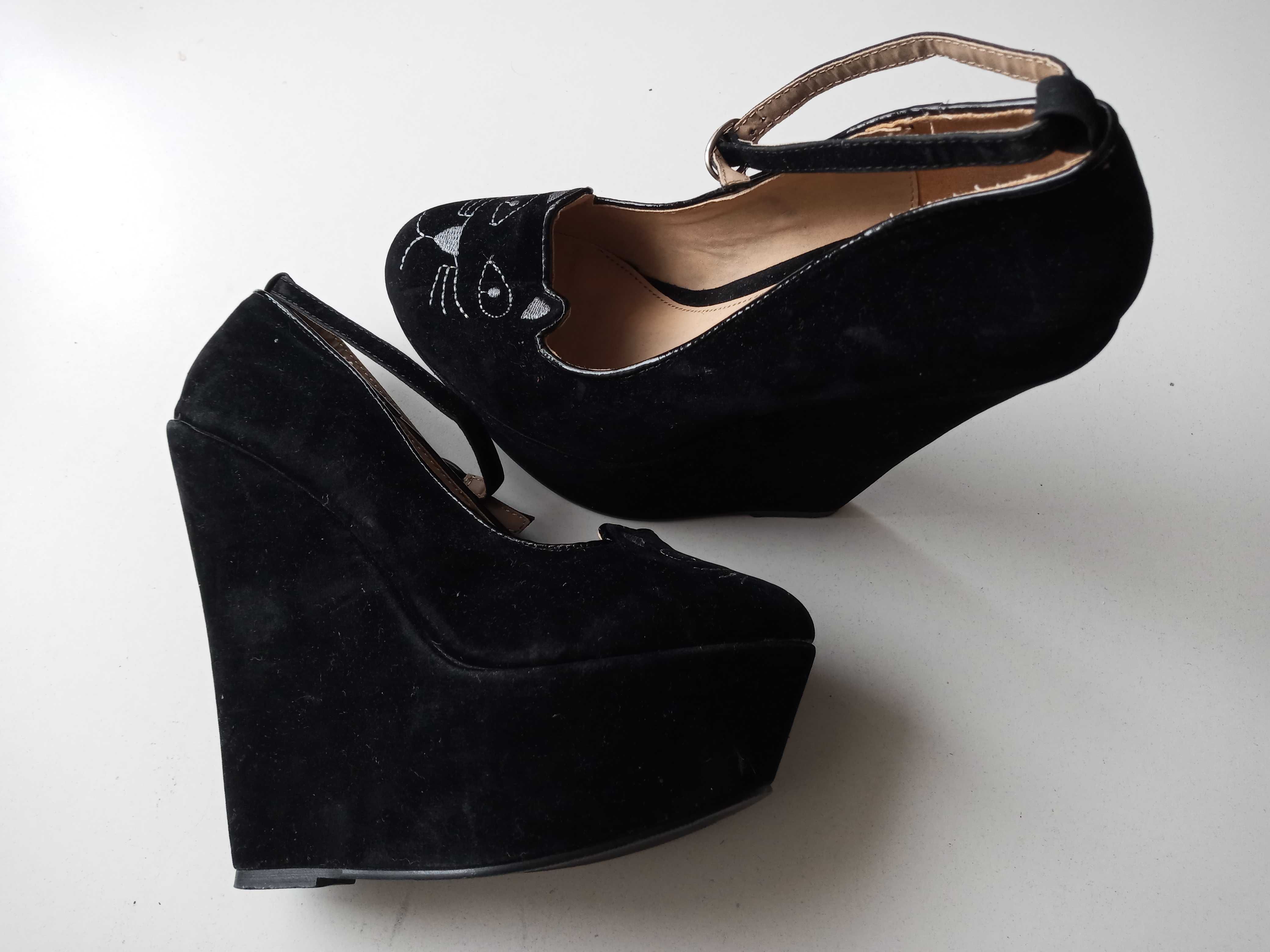 Buty platformy koty Goth lolita Japan no Doubt