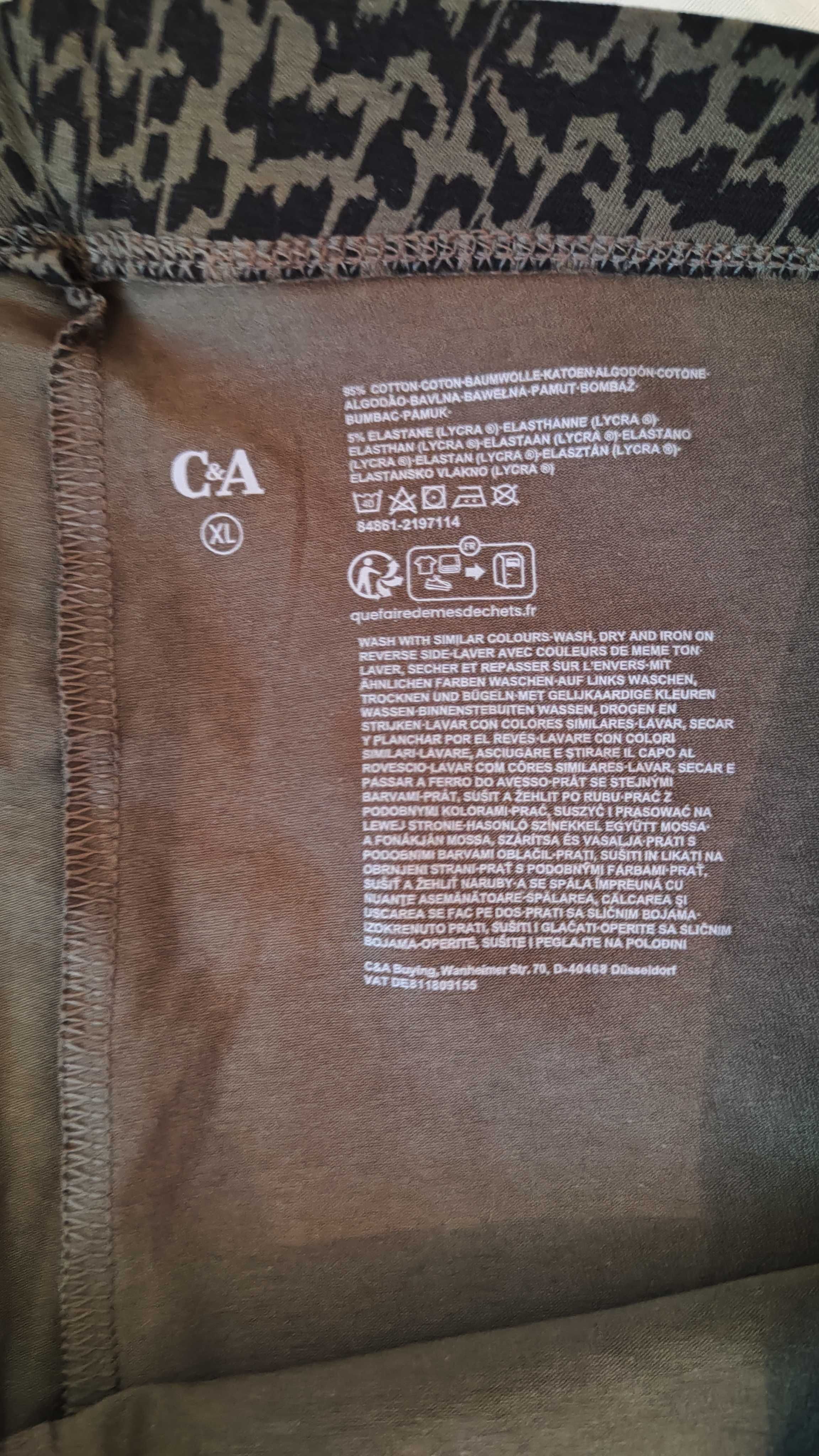 Leginsy C&A XL jak nowe spodnie szorty rajtuzy getry spodenki spodnie