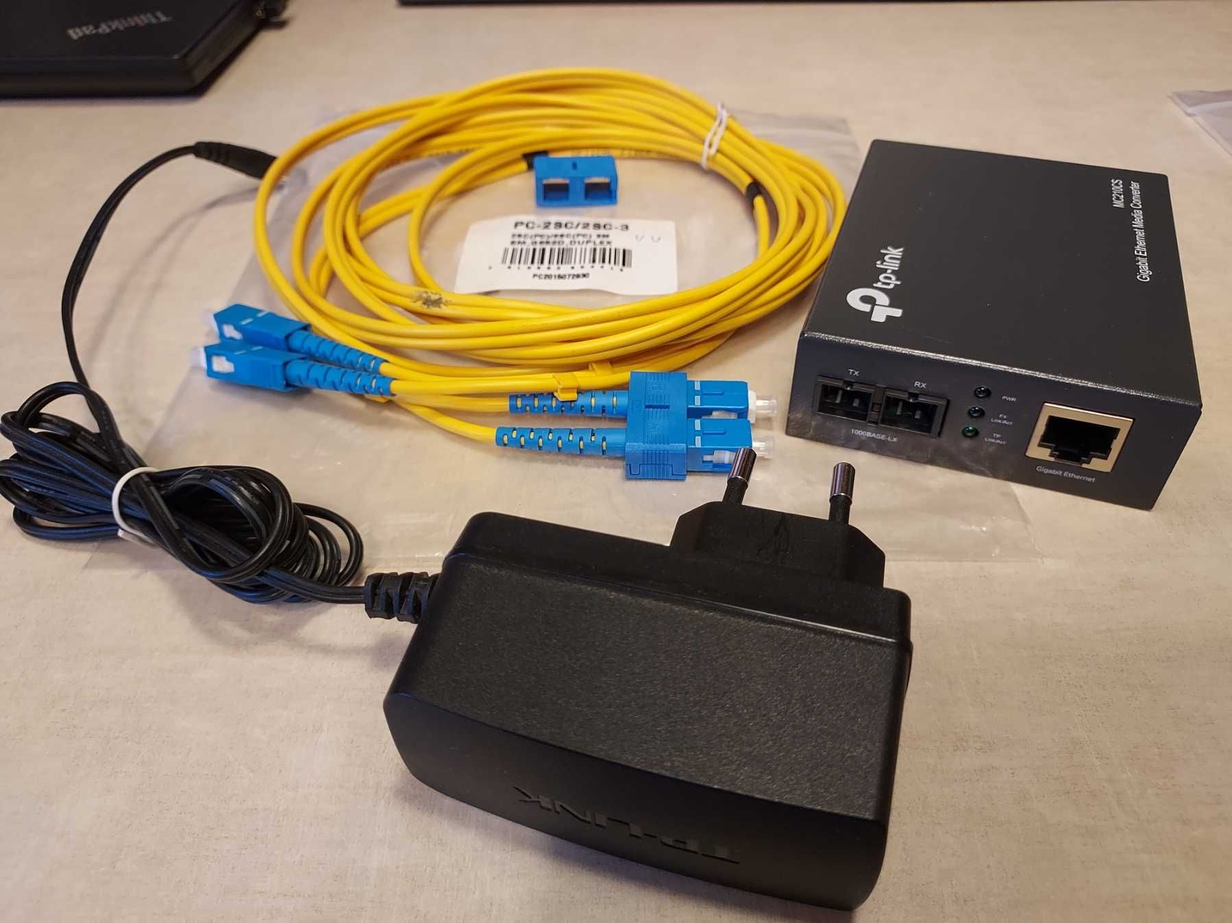Media konwerter TP-LINK MC210CS(UN) - 1 Gb/s, 2x SC/UPC, do 15 km