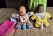 Lalki vintage Zapf laleczka bobas dzidziuś baby butelki fotelik retro