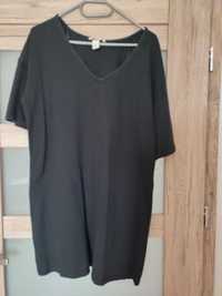 Czarna sukienka oversize H&M