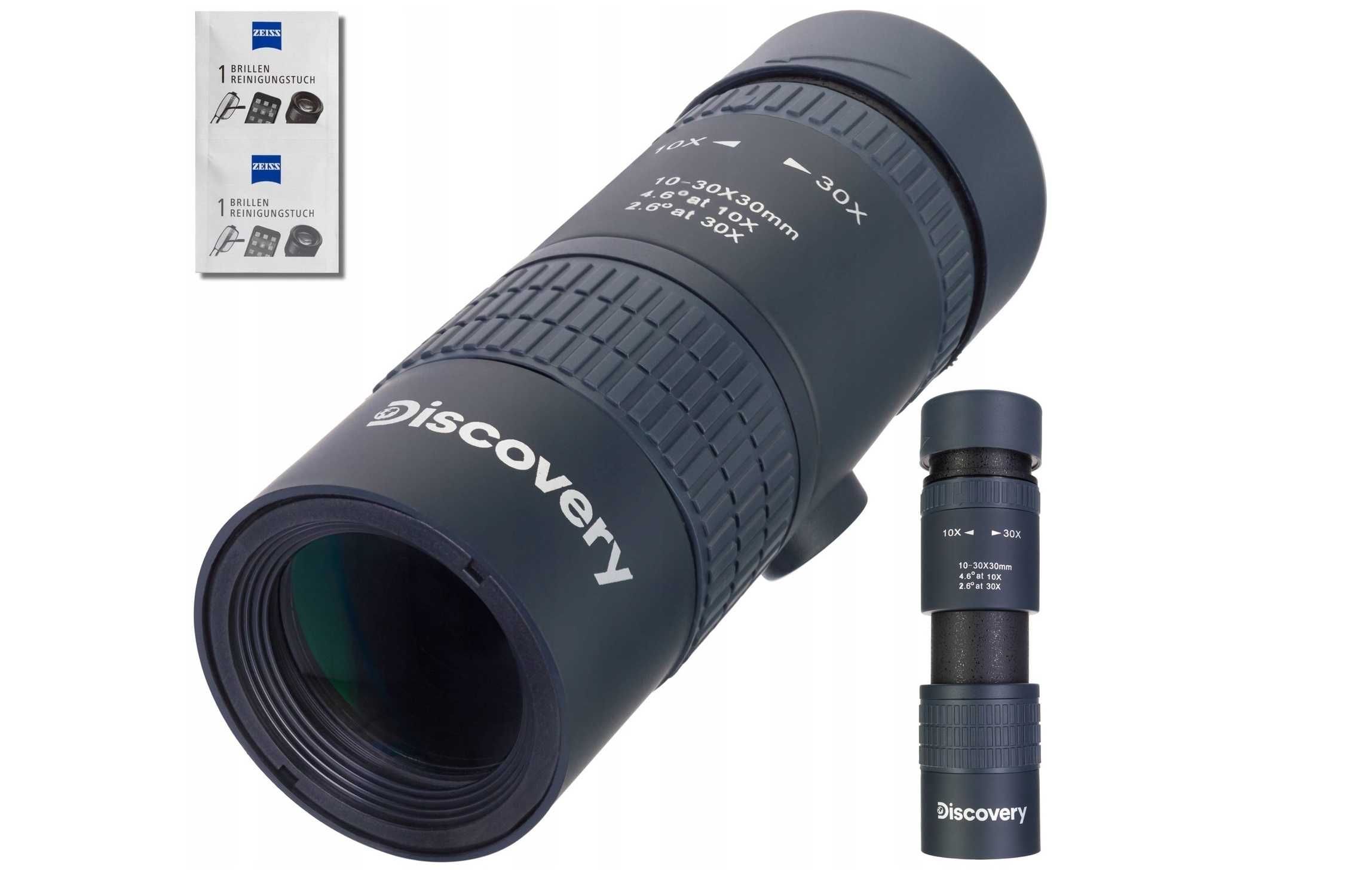 DISCOVERY Monokular, luneta obserwacyjna, myśliwska 10-30x30 - OKAZJA