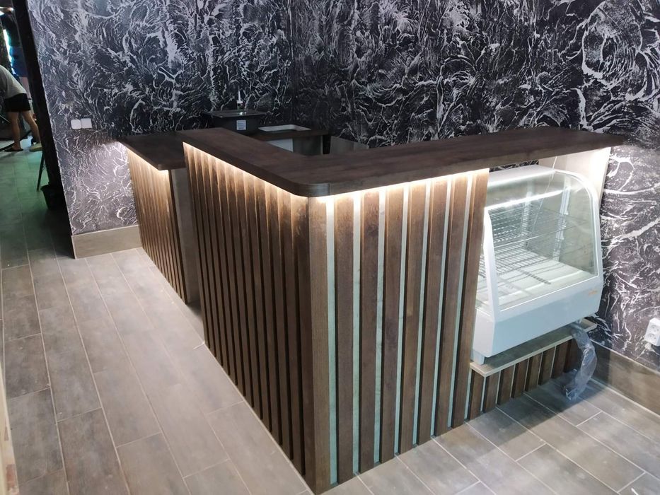 Барна стійка, барная стойка, стійка кафе, барні стійки для кав'ярні