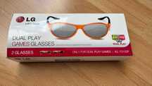 Dwie pary okularów 3D TV LG Dual Play Games Glases