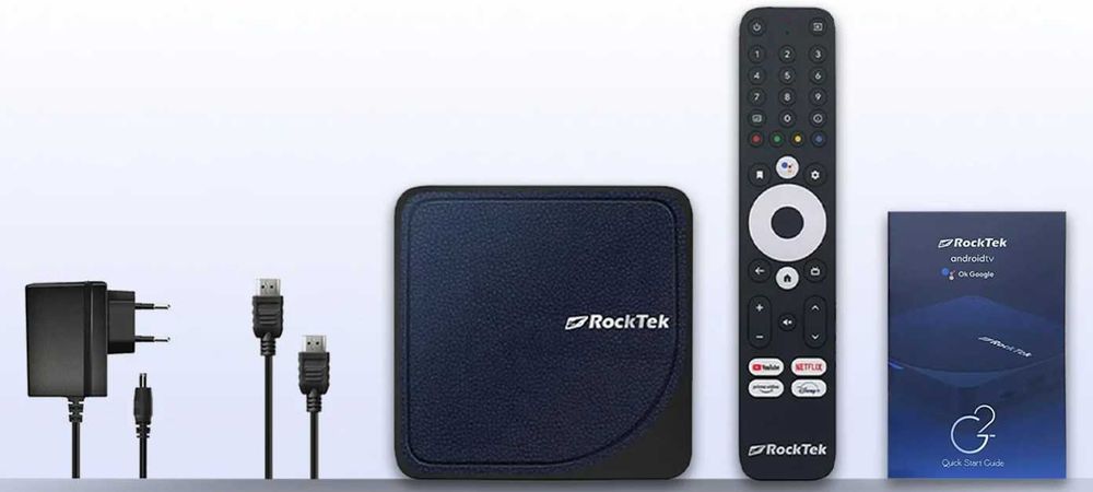 ТВ бокс медіаплеєр Rocktek G2 приставка Homatics Box R 4k Plus