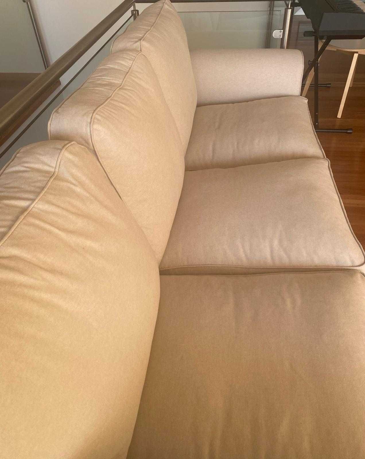 Sofá - IKEA, 3 lugares Kilanda - beje claro - como novo