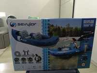 Kayak Sevylor, insuflável azul/cinza