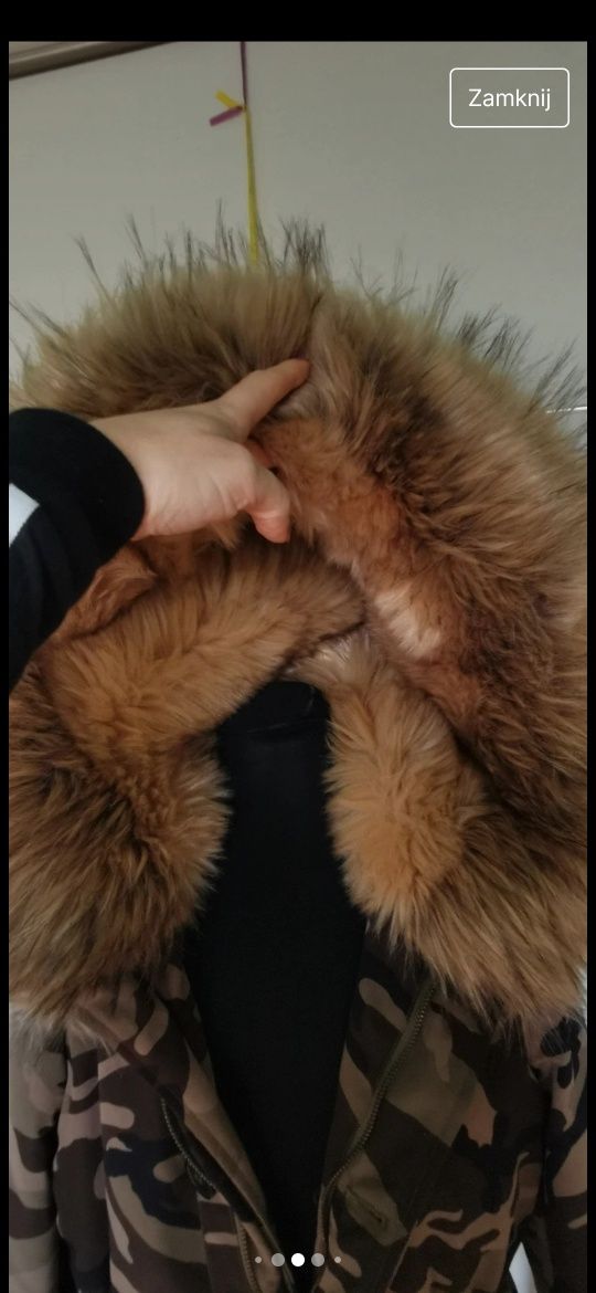 Parka moro rozmiar S/36