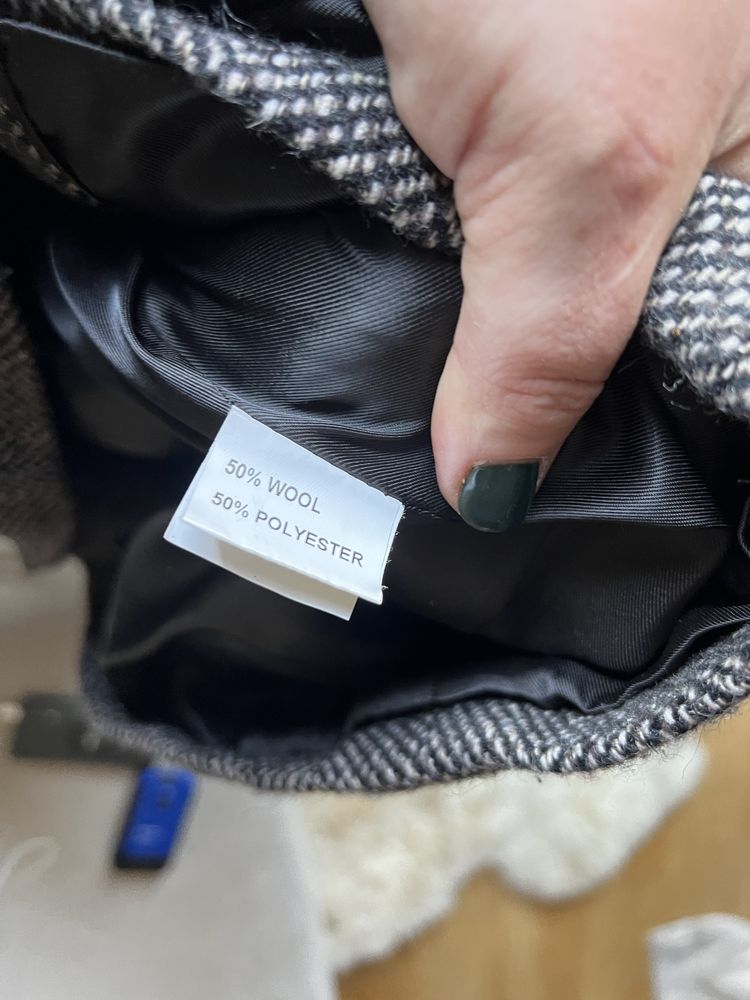 Płaszcz wełniany, 50% wełna, rozmiar 44 xxl