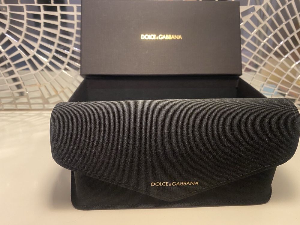 Dolce Gabbana D&G nowe etui okulary