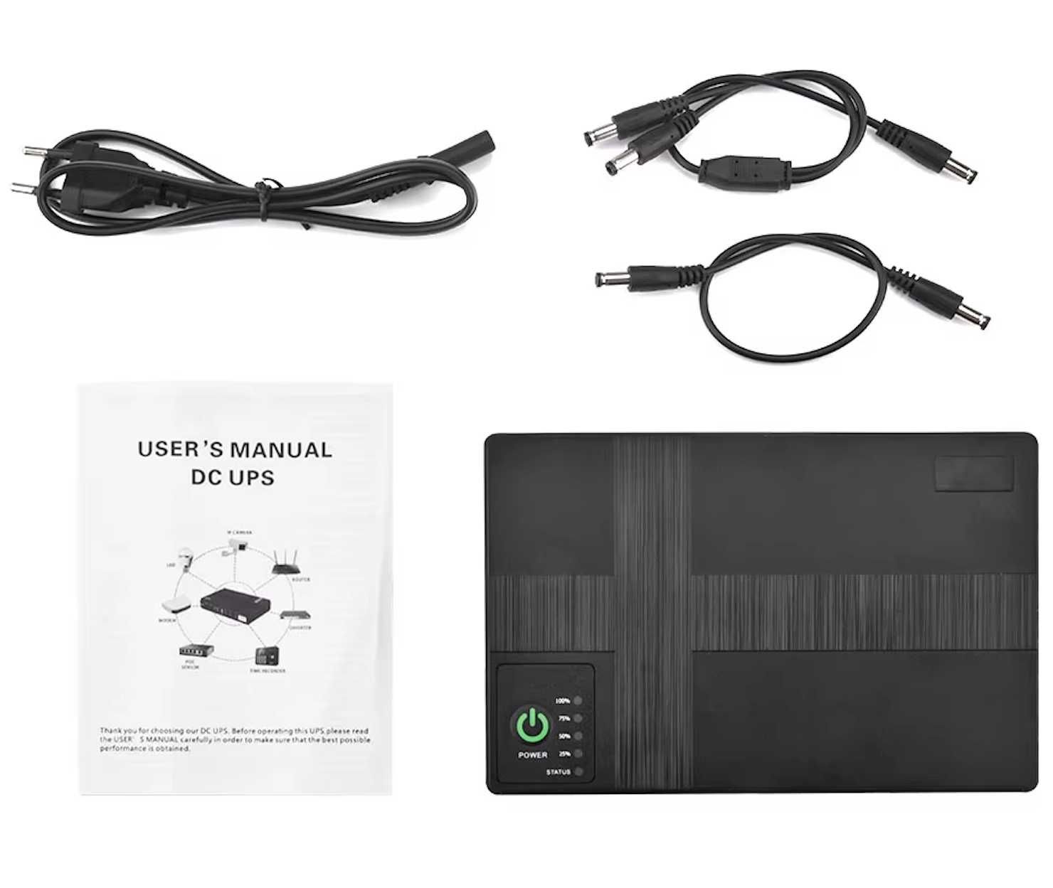 Безперебійник для роутера ДБЖ MINI UPS 10400mah, 5v - 9v 12v УПС