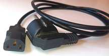 Kabel Przewód Zasilający do Komputera PC LCD Monitor 1,5m