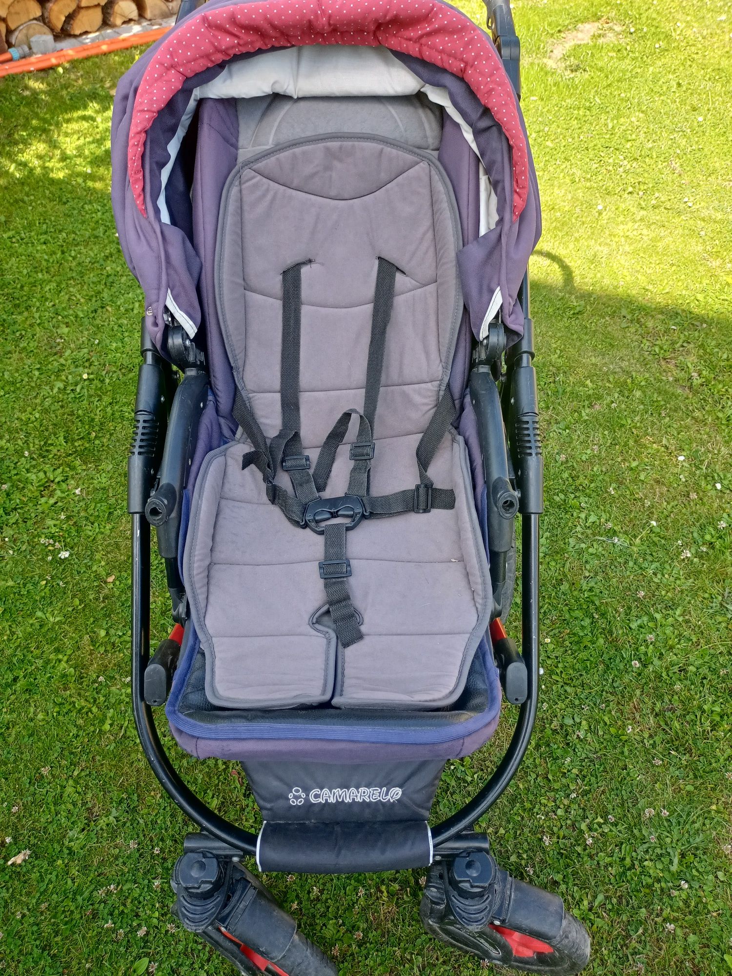 Wózek 2w1 spacerowy + gondola Camarelo