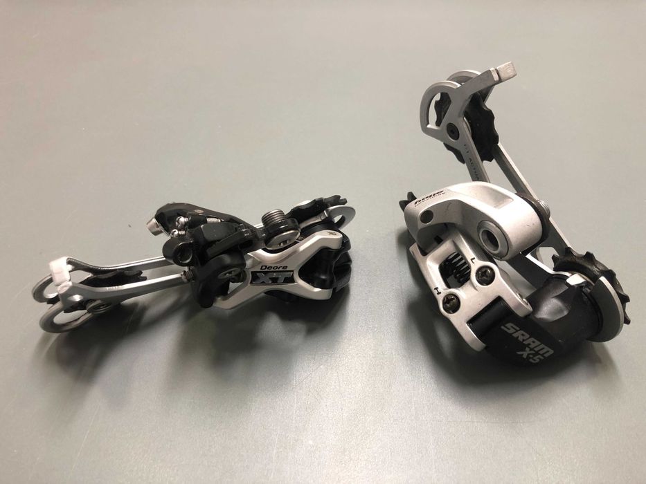 Desviadores SRAM e Deore XT