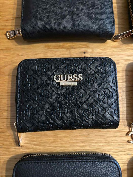 Guess portfel czarny damski nowy