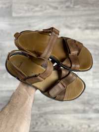 Clarks сандали 42 размер кожаные коричневые оригинал