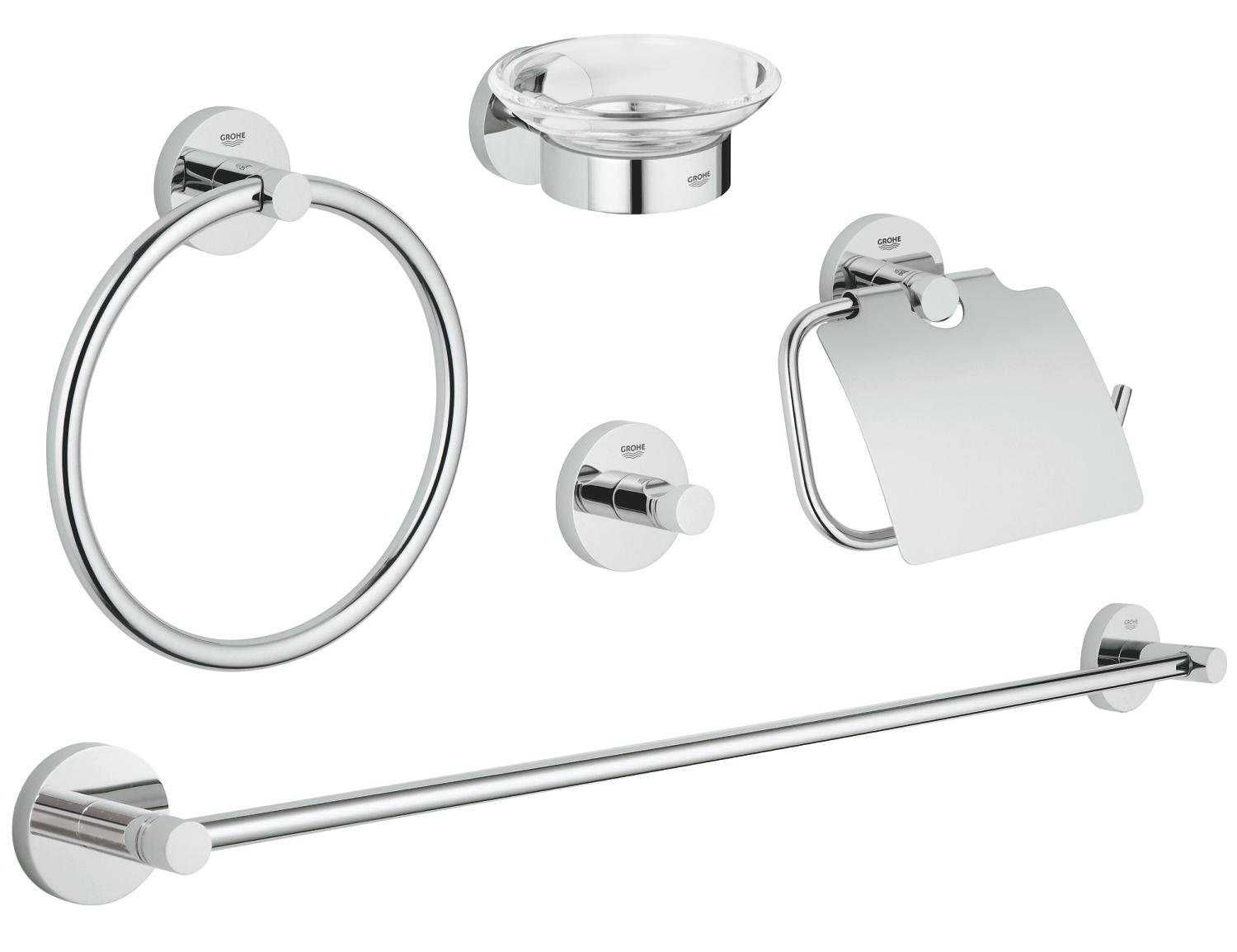 Набір аксесуарів для ванної Grohe Essentials 40344001 Хром