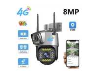 камера видеонаблюдения 4G під сім SIM- 8 Мп камера відеоспостереження