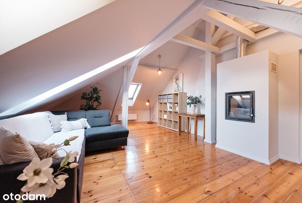 Klimatyczne mieszkanie na poddaszu willi miejskiej - bezpośrednio