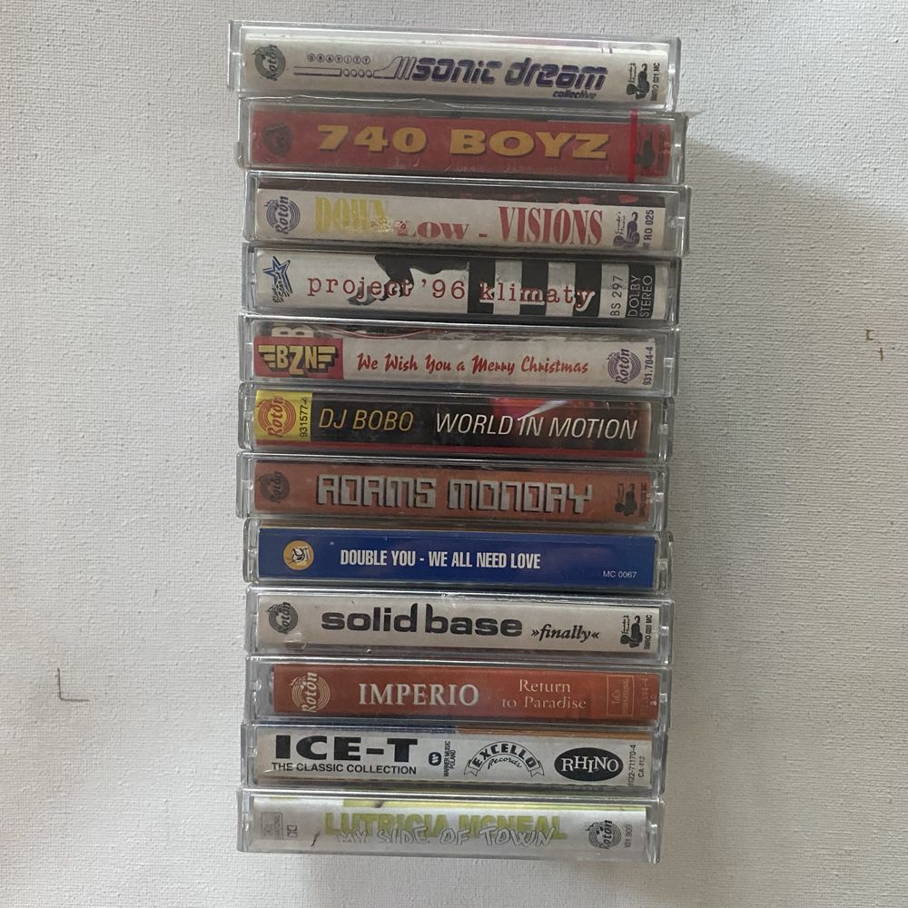 12 Kaset Mc czesc uzywanych czesc uzytych