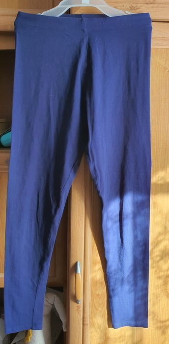 Getry legginsy granatowe