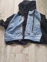 Bluza bawełniana z jeansem