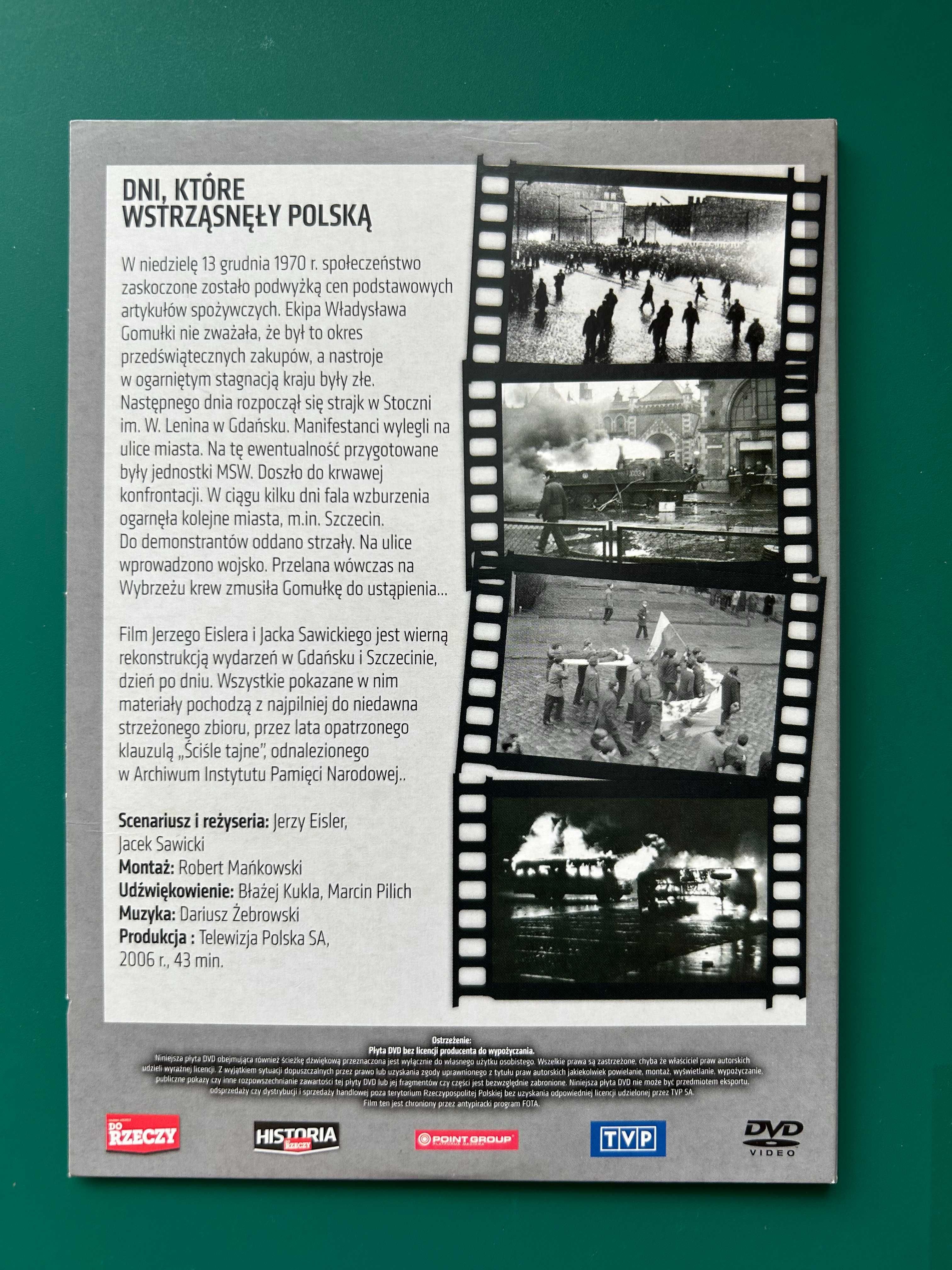 Dni, które wstrząsnęły Polską - film DVD