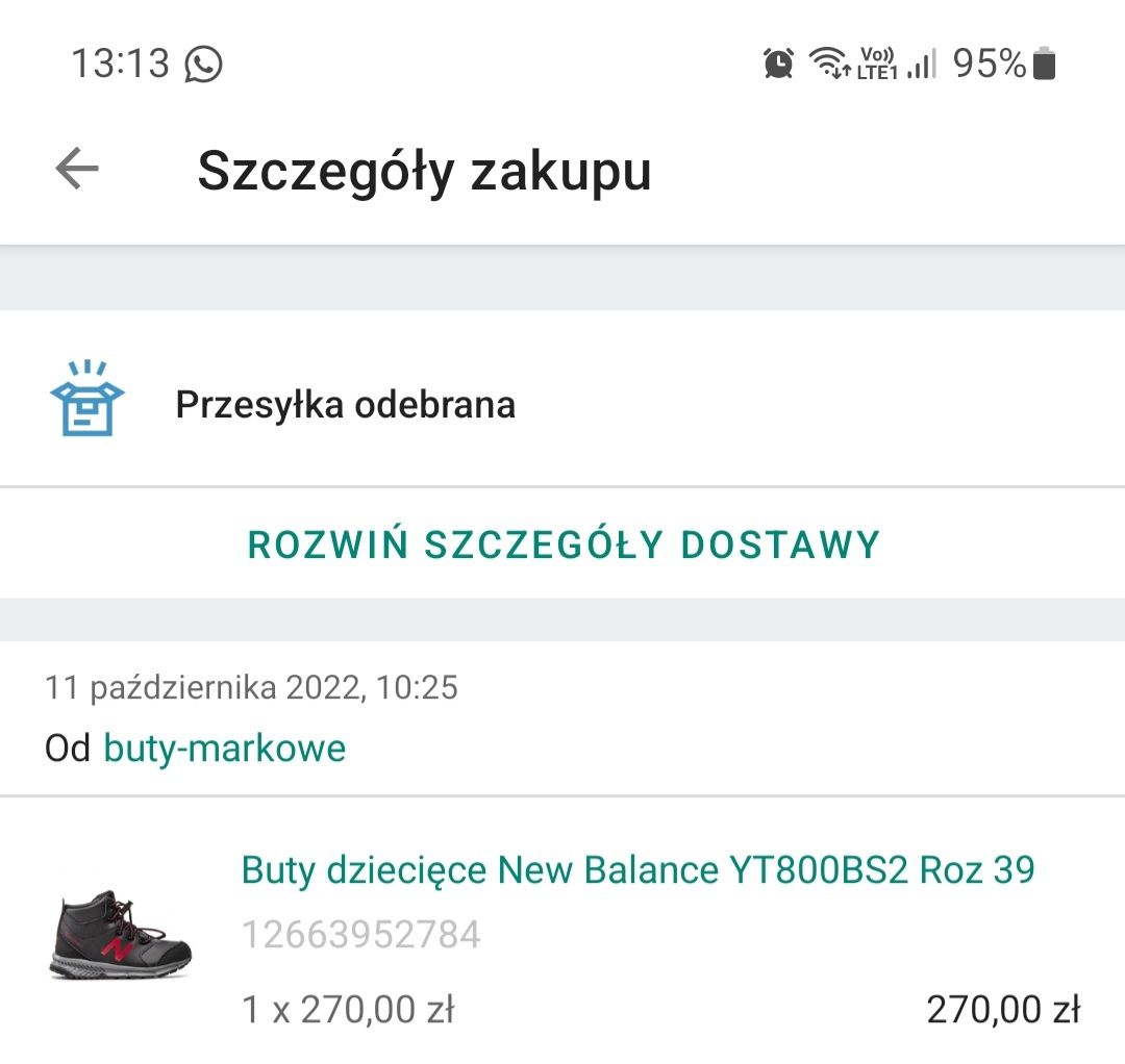 Zimowe buty new balance rozmiar 39