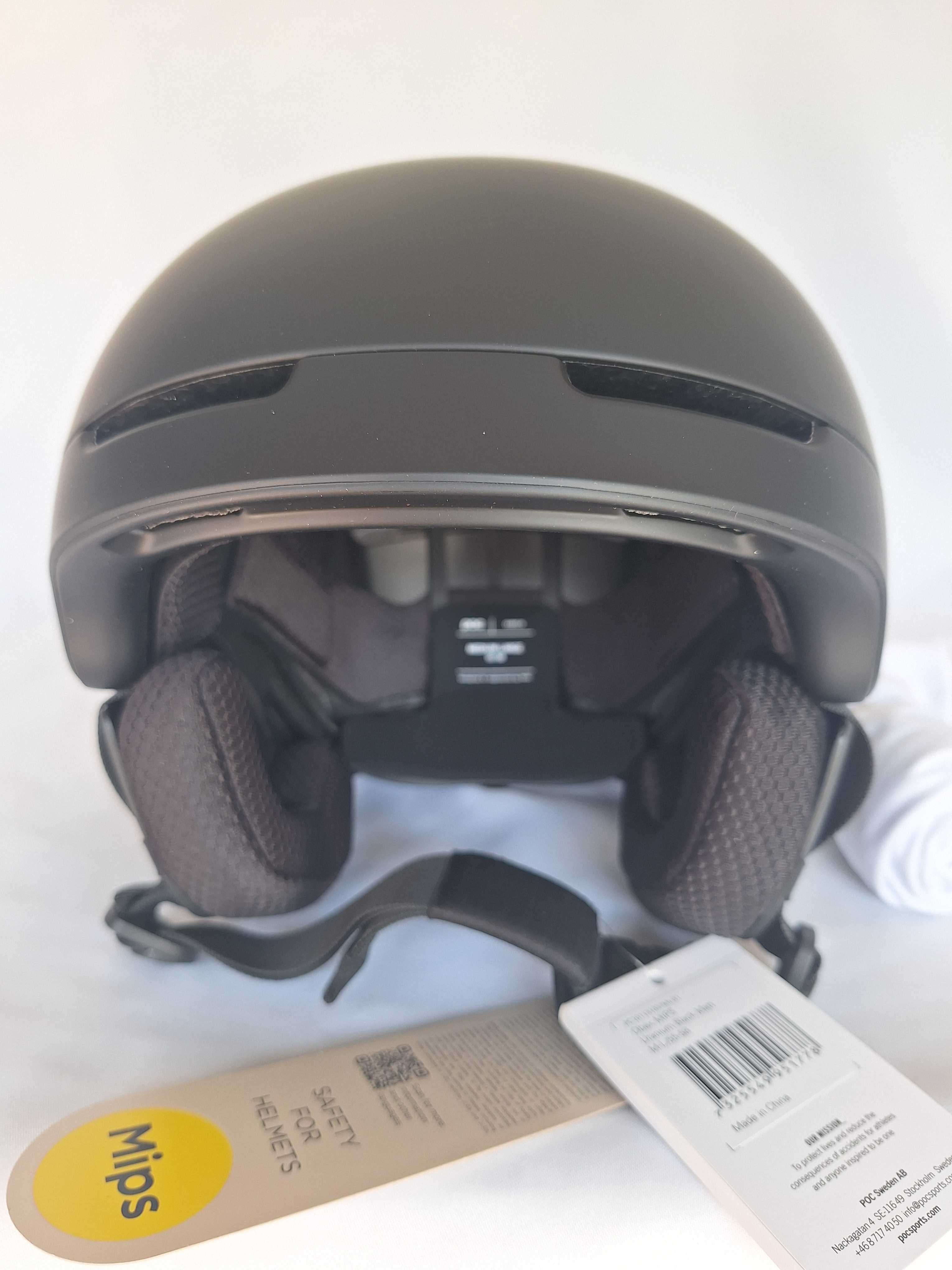 Kask narciarski POC Obex Mips Uranium Black Matt M/L 55-58cm