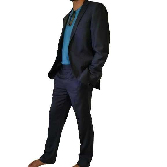 Men's Suit (SlimFit) com capa "Prada" anti-humidade/pó (viajem)