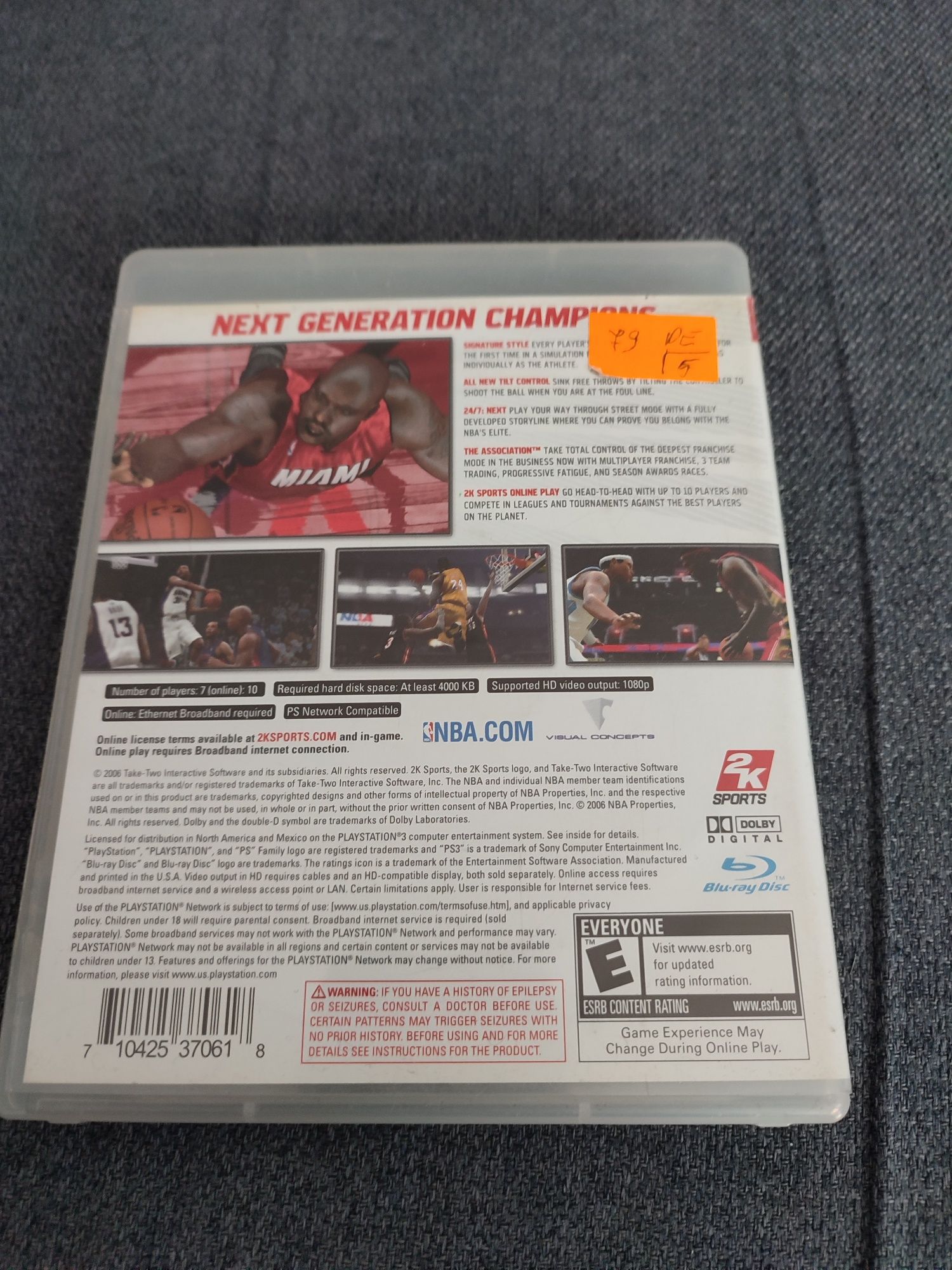 Gra NBA 2K7 PlayStation PS3