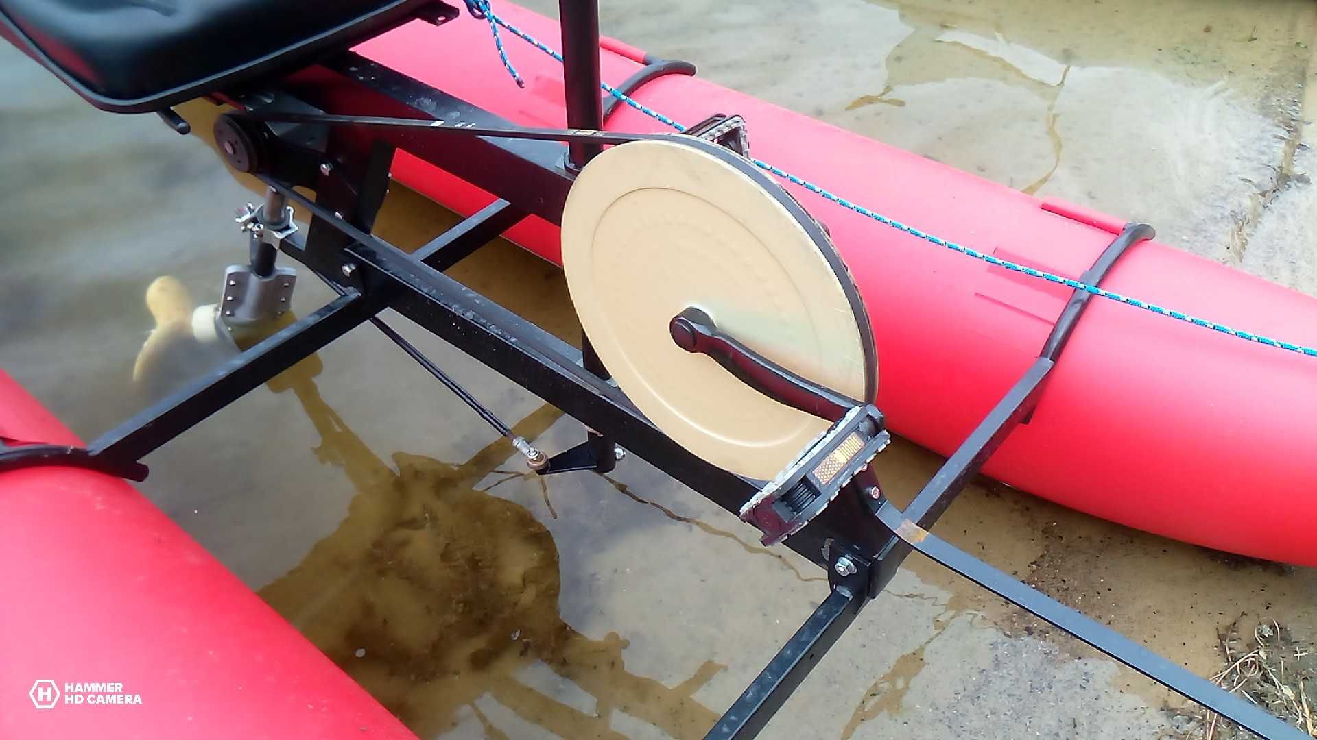 Rower wodny Pola One jednoosobowy waterbike red