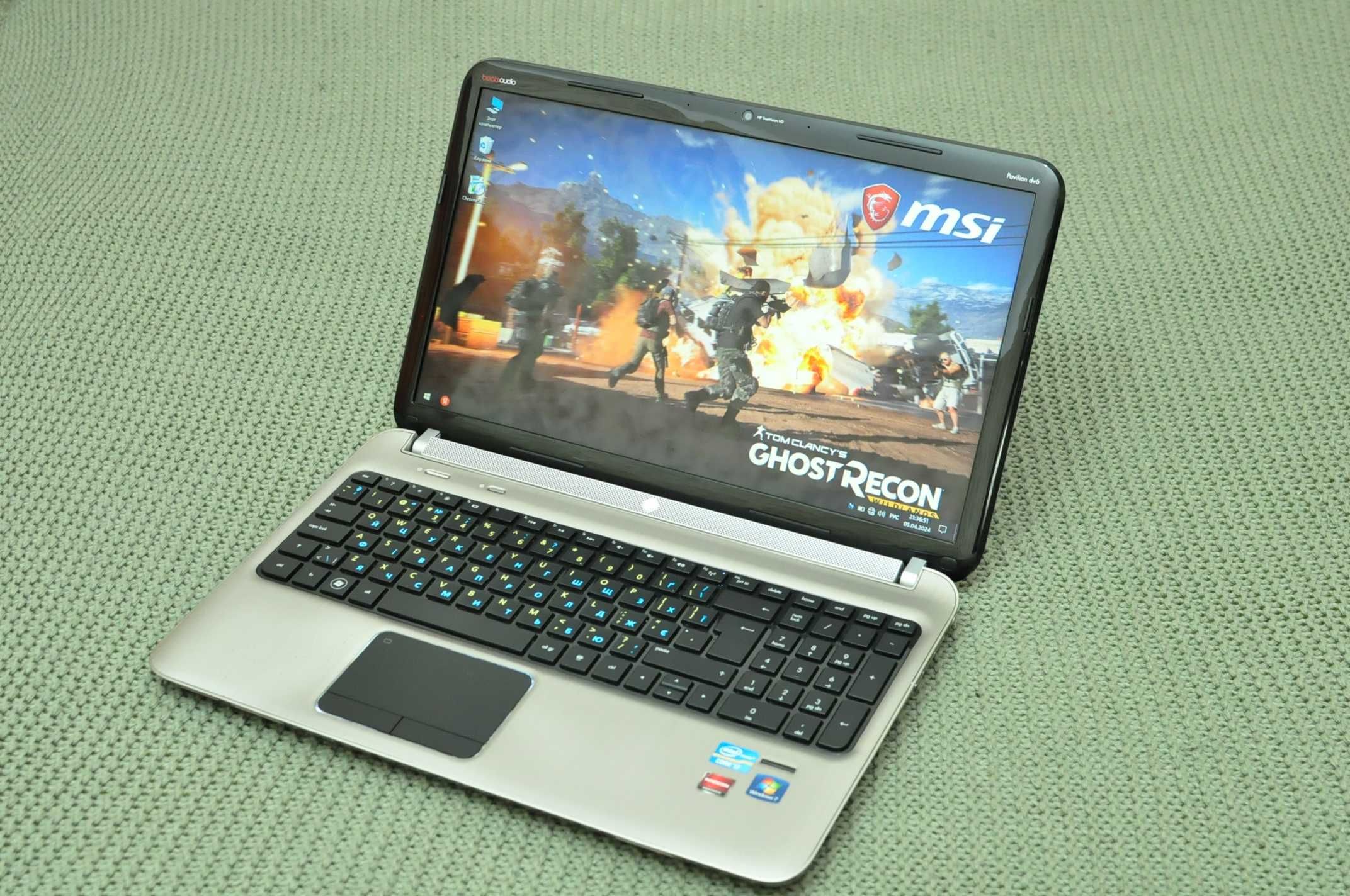 Игровой ноутбук HP DV6 (Core i7/8Gb/500Gb/video 2Gb)