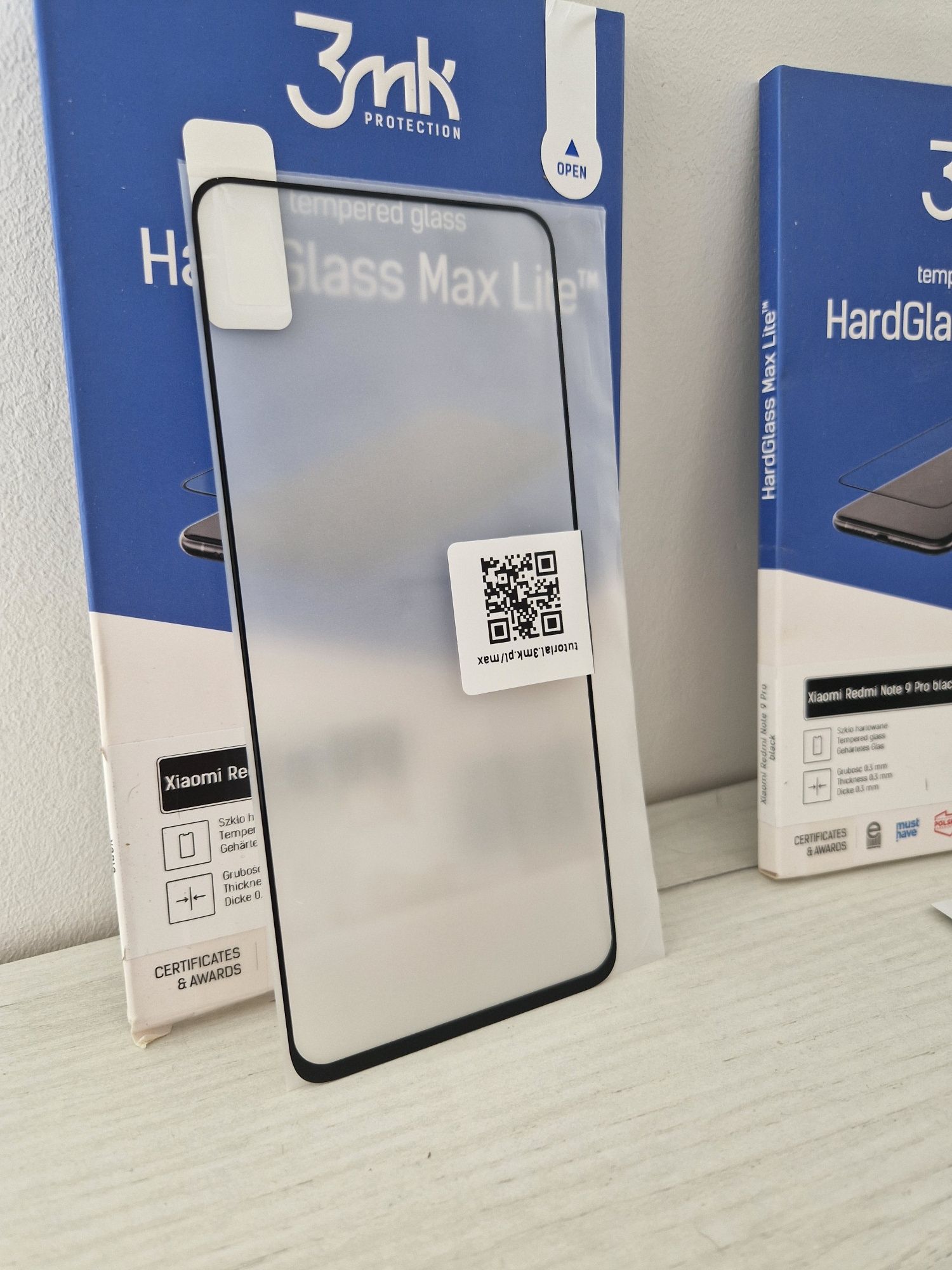 Hartowane szkło 3MK HardGlass Max Lite do Xiaomi Redmi Note 9 Pro