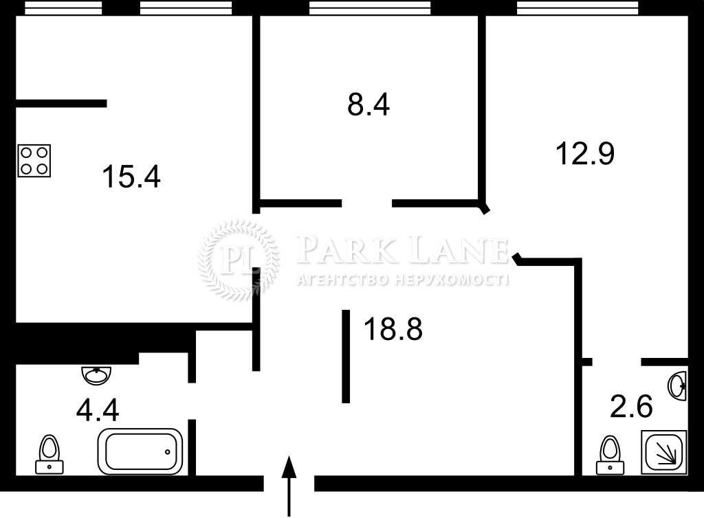 2к, ЖК ParkLand, Голосіїво, Васильківська, Практична, Юнацька  6