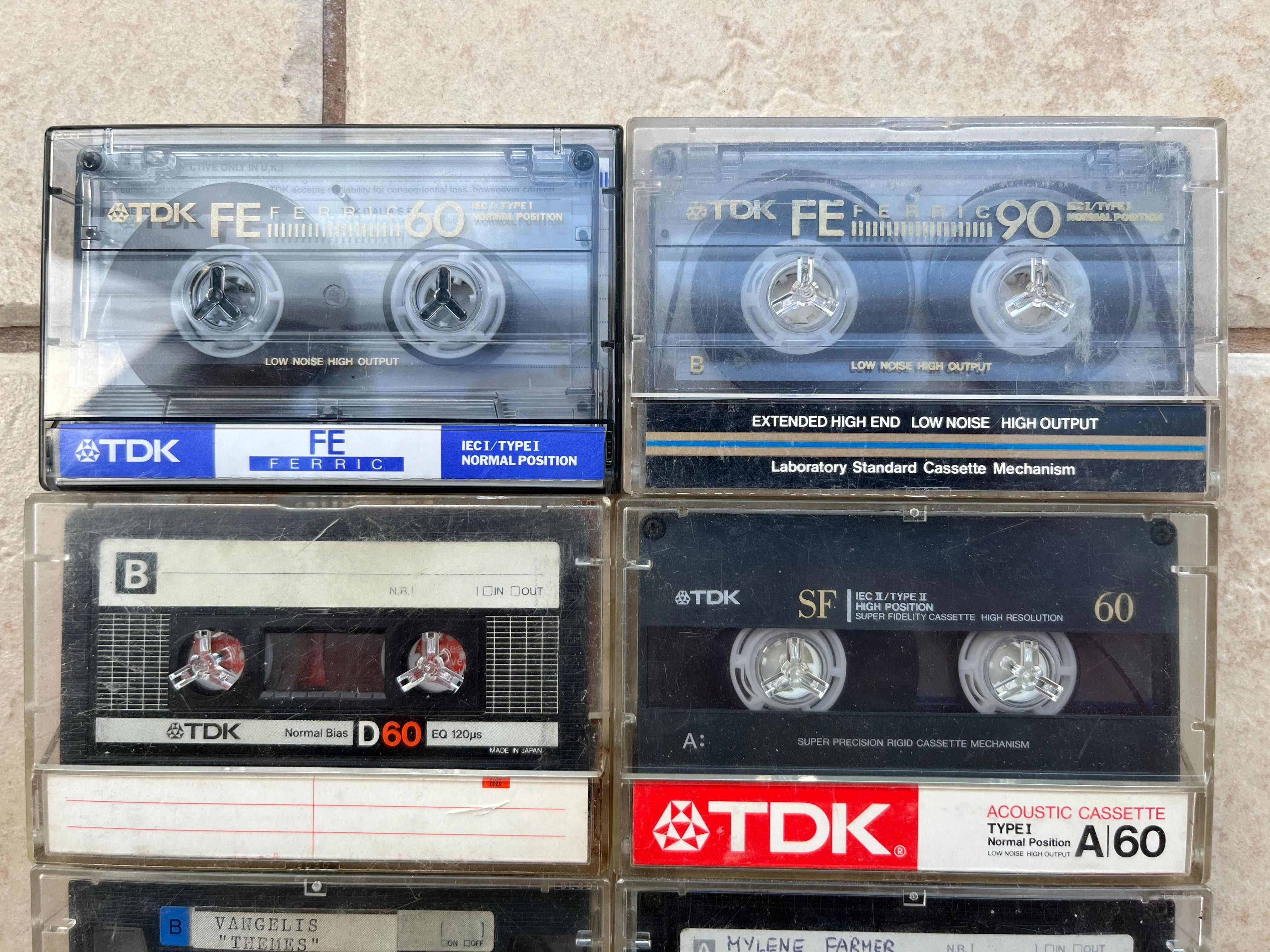 10 kaset TDK JVC BASF Fuji Samsung
