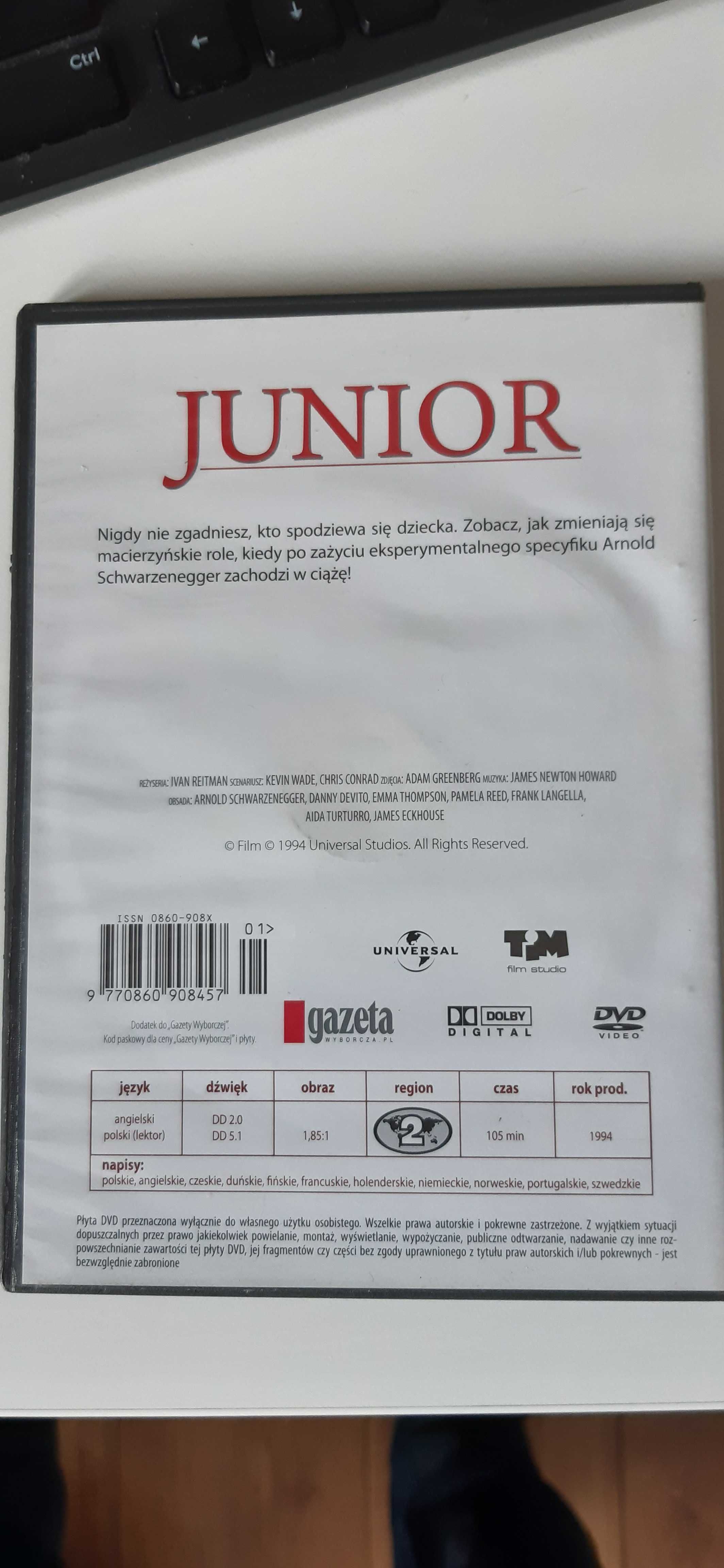 dvd junior arnold schwarzenegger