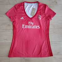 Koszulka piłkarska damska Adidas Real Madryt 3 JSY r.L Coral/Vivid Red