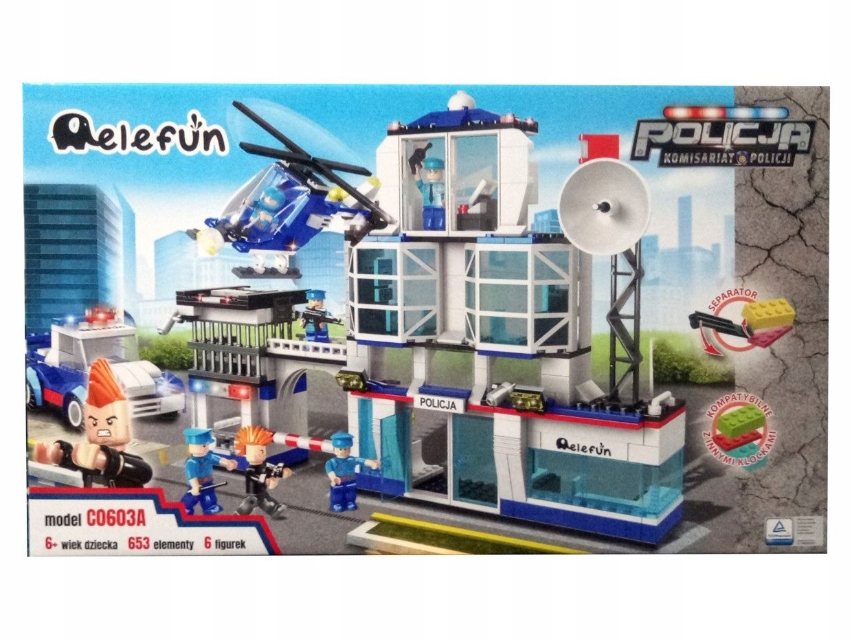 Klocki Elefun Policja - Komisariat policji C0603A