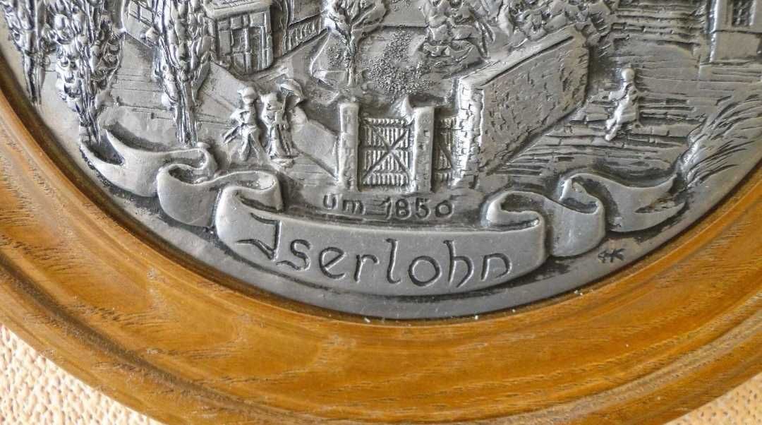 Relief z cyny . ISERLOHN