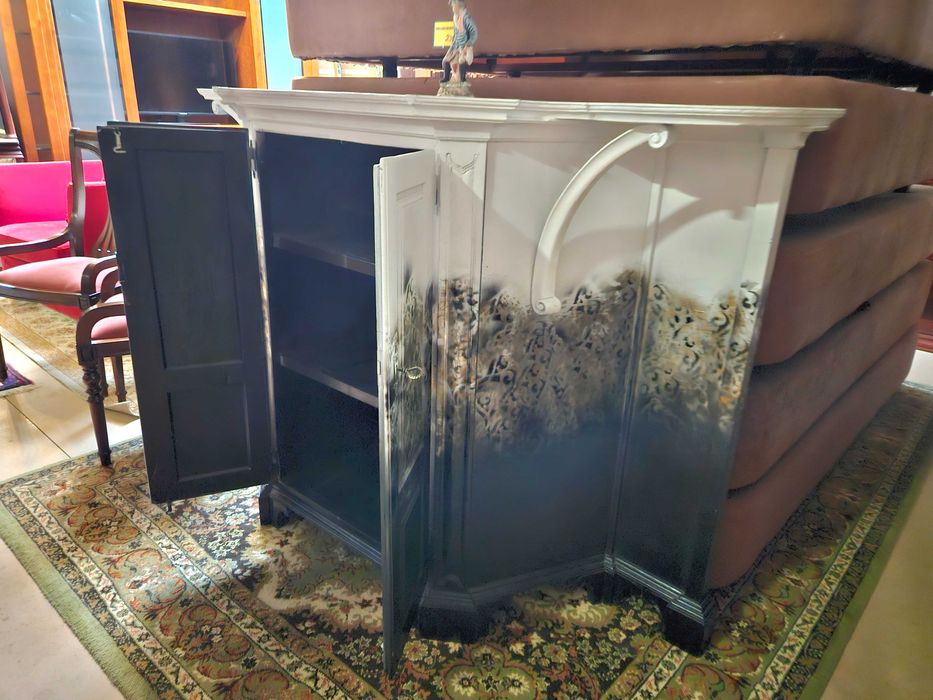 Grande consola antiga customizada - Muito bom estado g