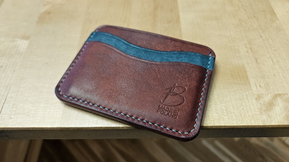 Borubar Skóroszyj - klasyczny cardholder / mini portfel
