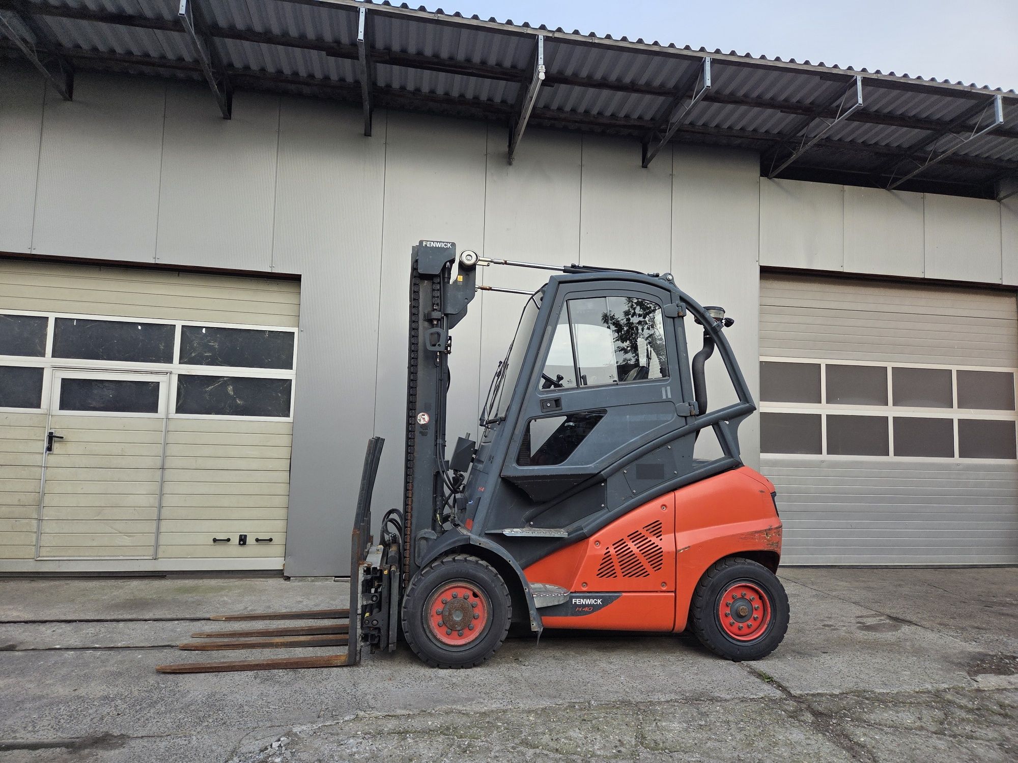 Wózek widłowy Linde H40D EVO, 2013 Rok, Paletyzer, Kabina, Diesel, 4 t