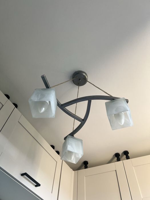 Żyrandol lampa wisząca 3 ramienna