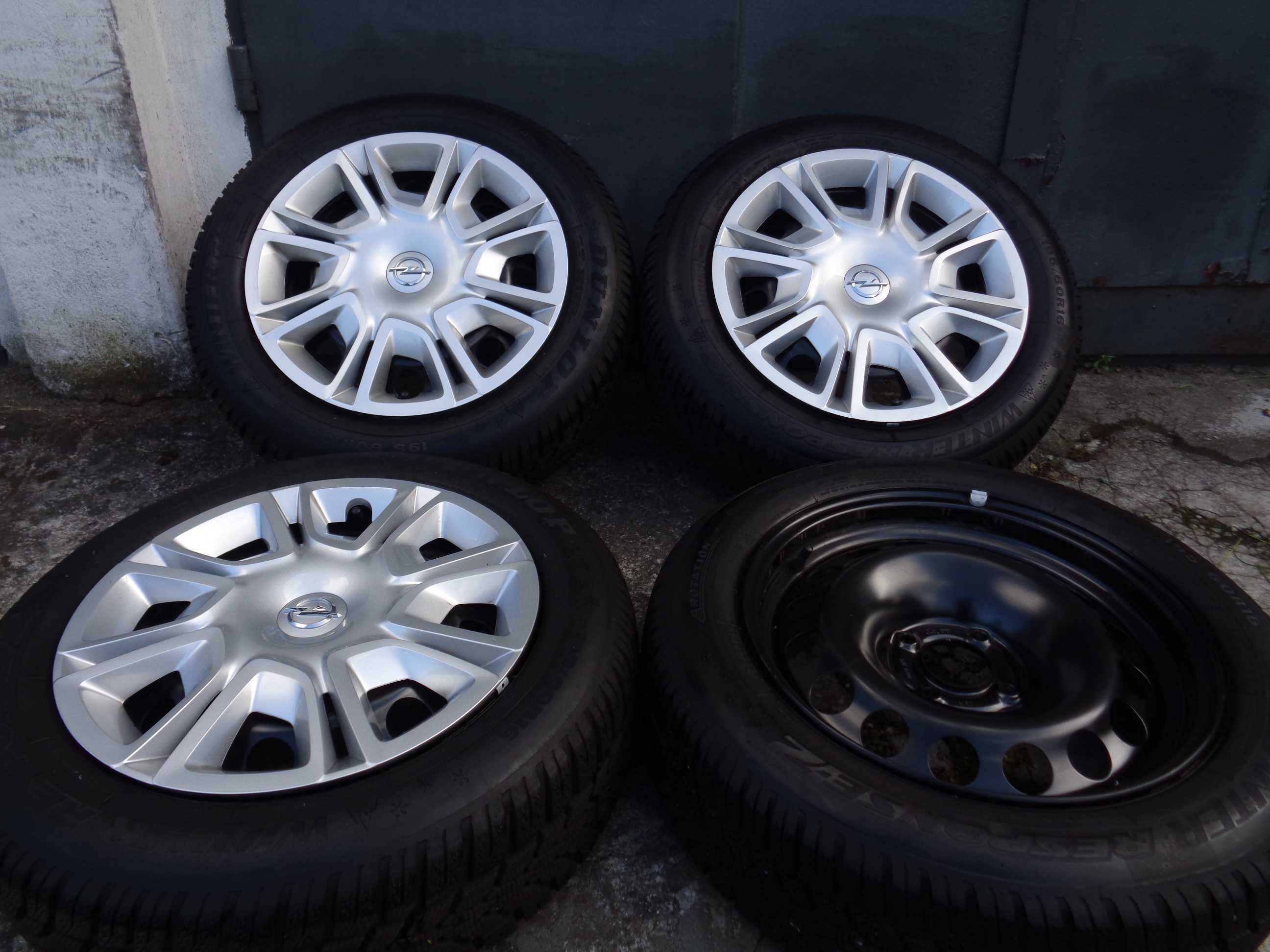 Koła zimowe OPEL Crossland X, Corsa F, 16 cali 4x108, 8mm, jak NOWE