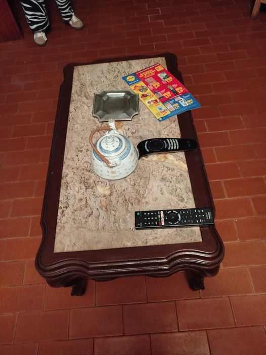 Mesa de centro da sala de estar