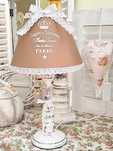 Lampka nocna stołowa shabby vintage