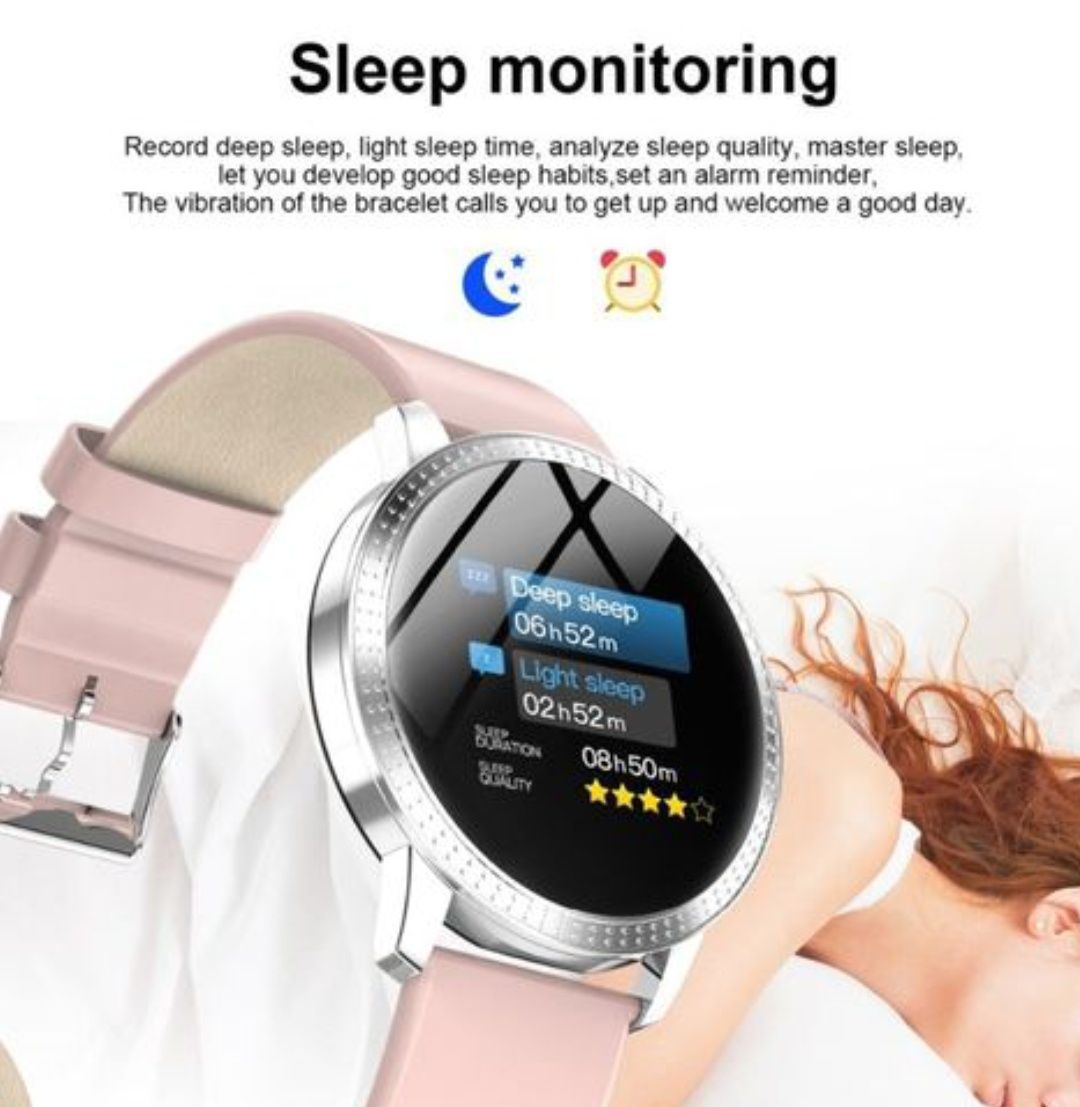 Smartwatch Cf18 ecrã Oled batimento cardíaco Notificação NOVO