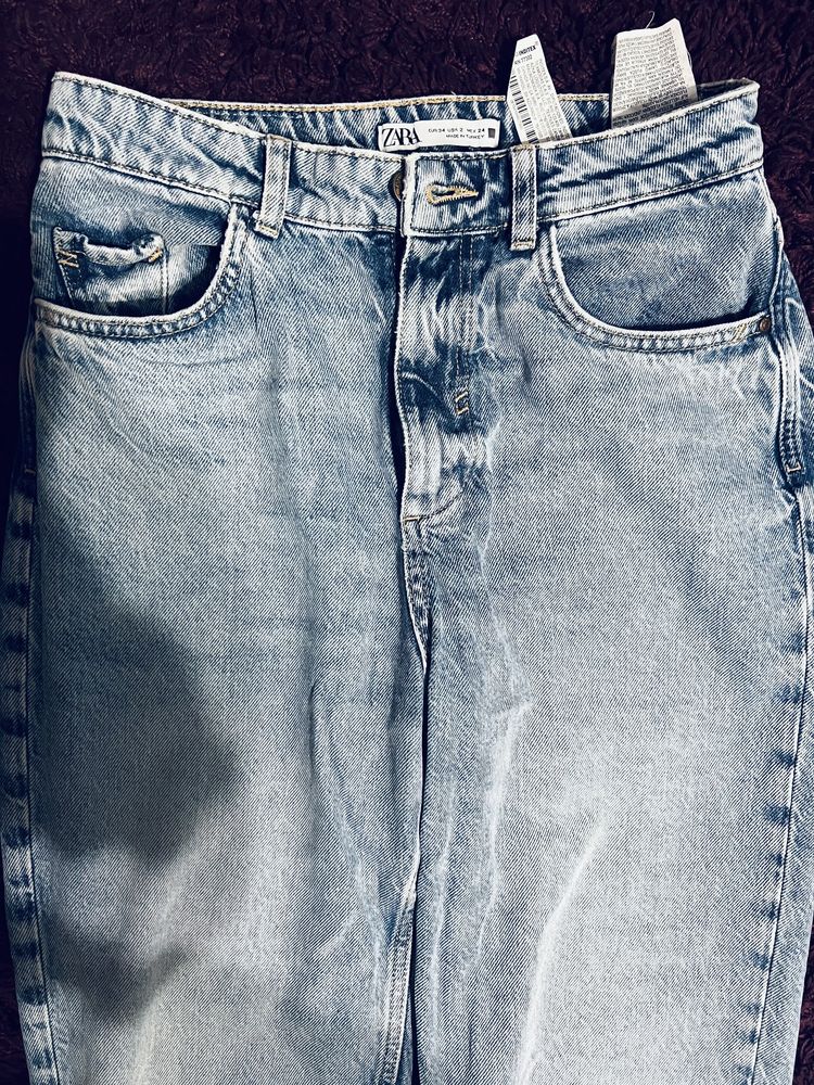 Zara джинсы брюки джинси штани
