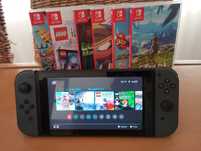 Nintendo Switch (+ 6 jogos e acessórios)